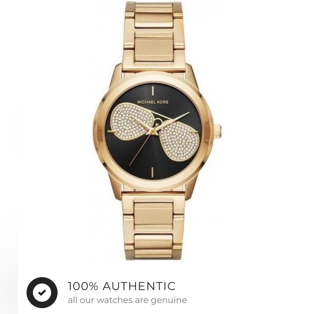 Michael Kors Crystal Aviator Watch